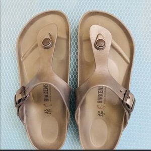 Birkenstock Anthracite Sandal Size 6